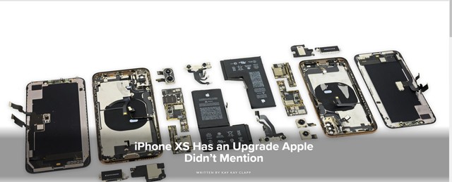 iPhone XS Max隐藏升级：异形电池手机